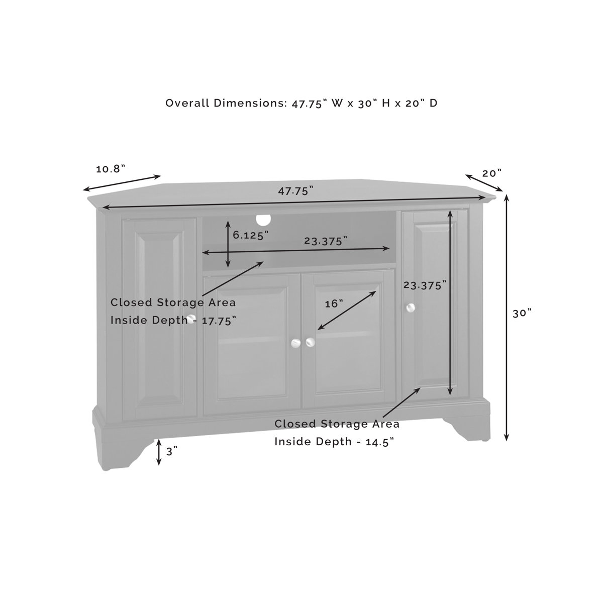 Three Posts™ Hedon Corner TV Stand for TVs up to 52 & Reviews Wayfair